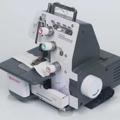 美尔绣mrs-323三线双针绷缝机家用小型商用锁边机源头工厂缝纫机