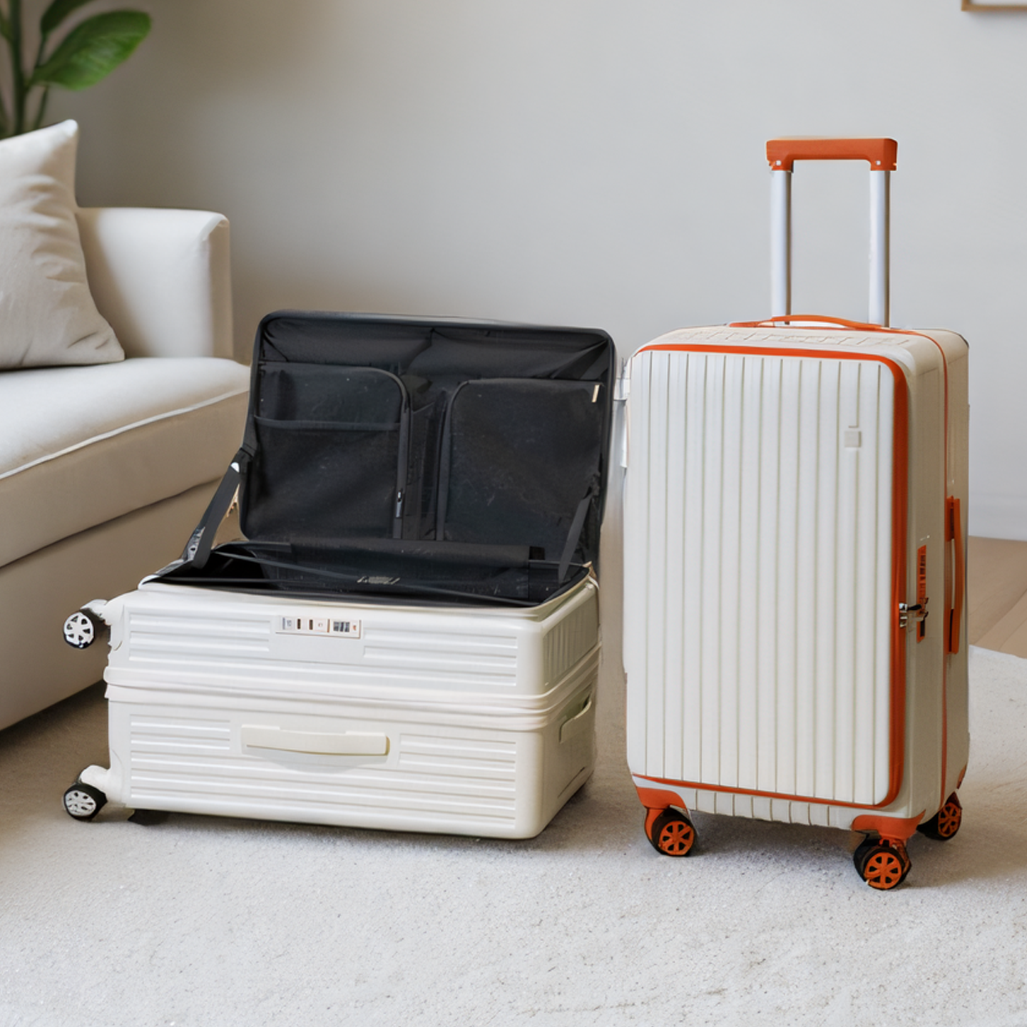 侧开行李箱女2025新款大容量