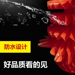 饰家用室内户外布置用品 新年过年春节小红纸灯笼吊挂饰商铺场景装
