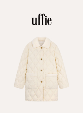 UFFIE于绘 小雪糕 毛领饰A摆鹅绒服