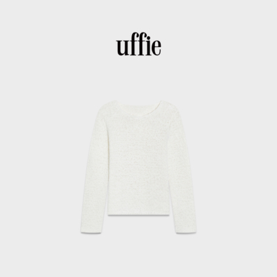 uffie于绘大肚纱肌理针织衫