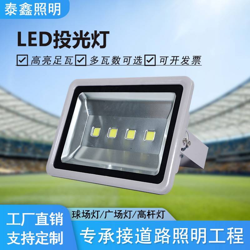 厂家新款LED投光灯大功率户外亮化强光广告灯隧道泛光投射灯
