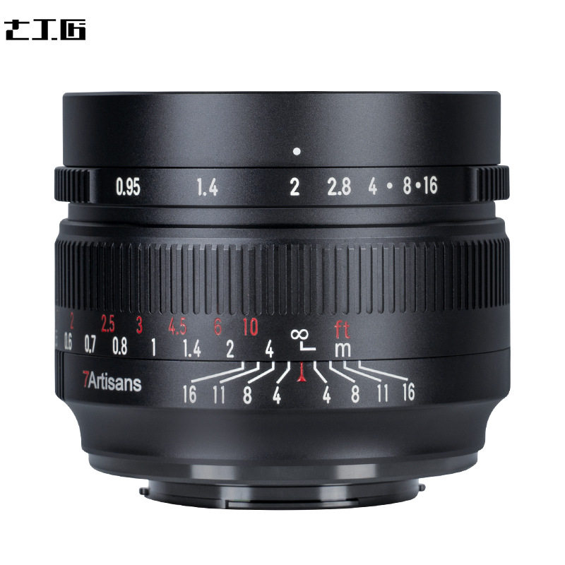七工匠7artisans 50mm f0.95人像夜神镜头适用富士尼康ZM