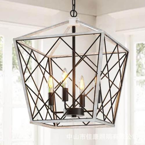 农舍枝形吊灯乡村风格灯笼白橡木厨房门厅入口卧室餐厅灯具