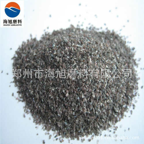棕刚玉喷砂研磨打磨抛光除锈石材刻字高硬度棕刚玉机磨料颗粒
