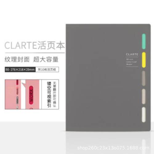 满乐文（MARUMAN)满乐文CLARTE高档活页本学生办公手账本F311