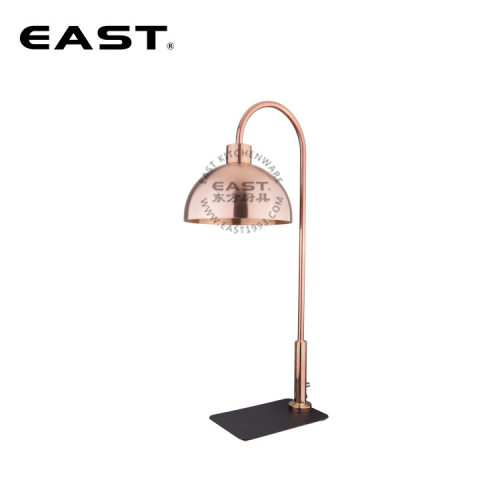 黑色板座镀金半圆暖菜灯【EAST东方厨具】酒店设备