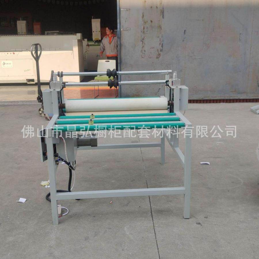 专业生产可调速覆膜机850款贴膜机晶钢门设备瓷砖茶几玻璃贴膜机