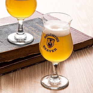 精酿打嗝海狸啤酒杯品脱杯小麦郁金香啤酒杯比尔森特酷啤酒杯