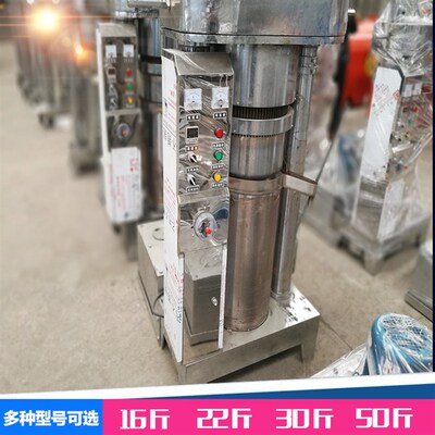 文冠果松籽榨油机大型榨橄榄油的机器全自动商用液压榨芝麻香油机