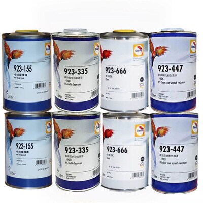 巴斯夫鹦鹉清漆923-335/447高浓度抗划伤清漆环保光油汽车油漆S店