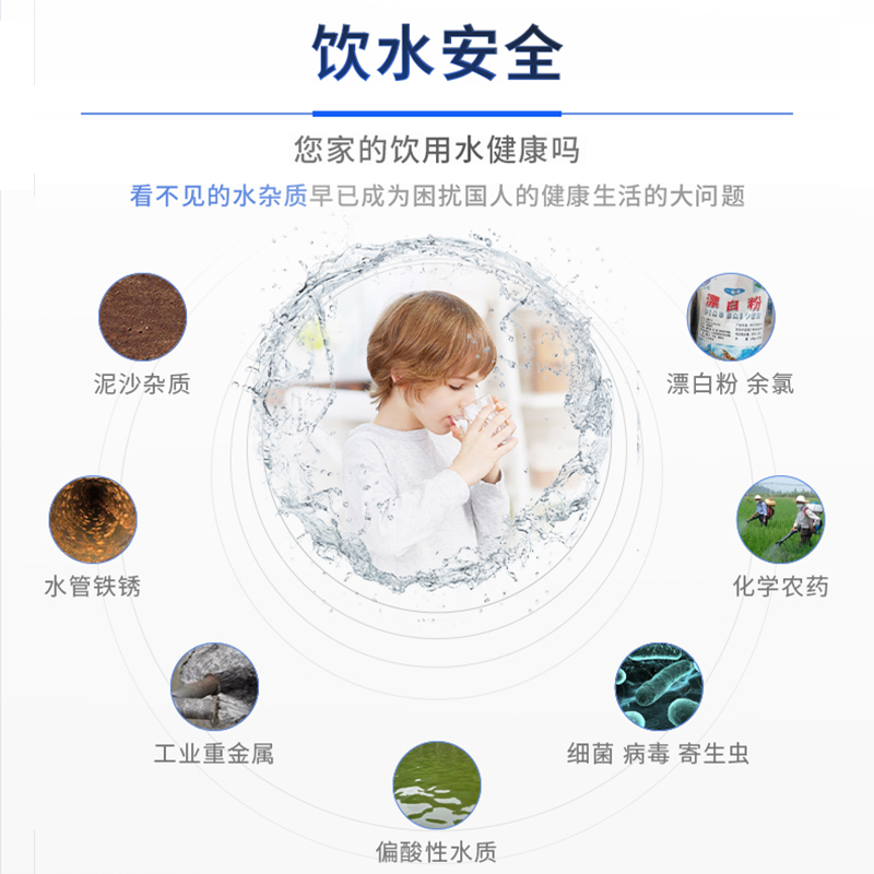 净水器滤芯通用家用三级五级套装净水机10寸CTO活性炭全套过滤芯