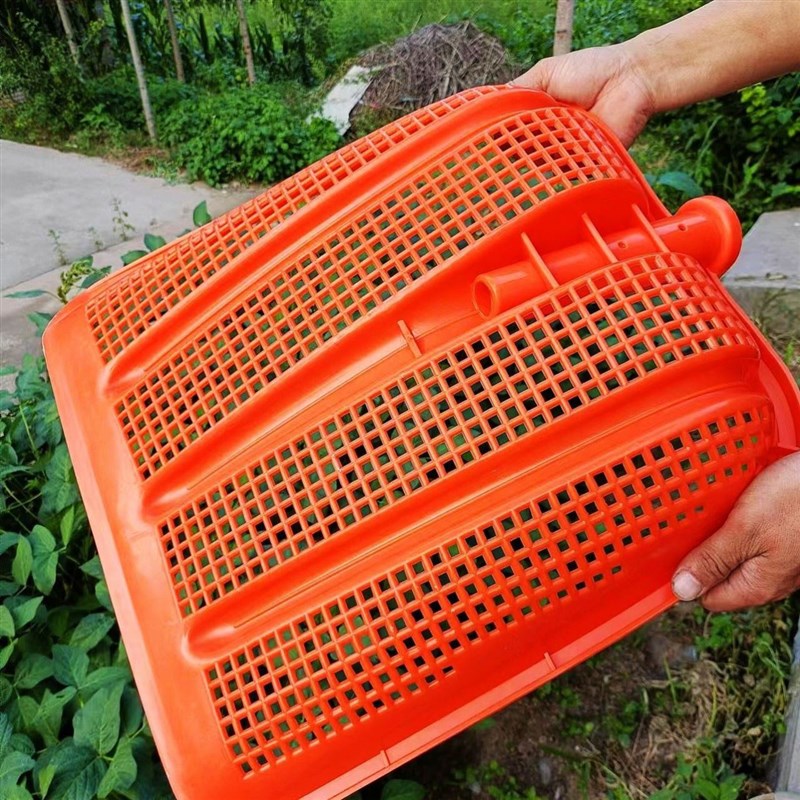 塑料漏铲筛子玉米筛子筛子家用塑料料铲带孔农用胶铲子加钢丝网