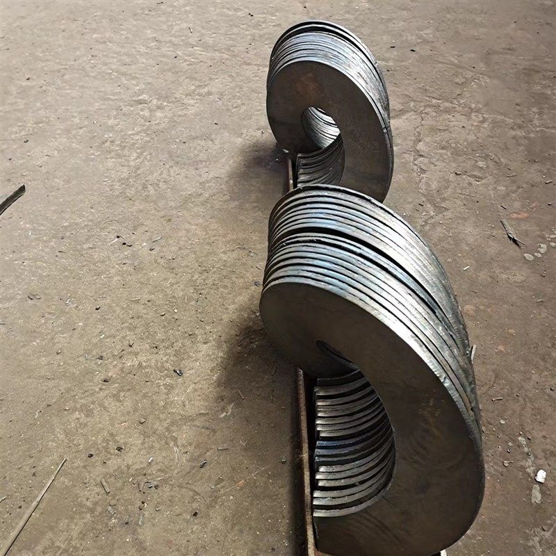 等厚单片猛碳不锈钢无轴输送上料排屑升降机小型搅拌螺旋蛟龙叶片