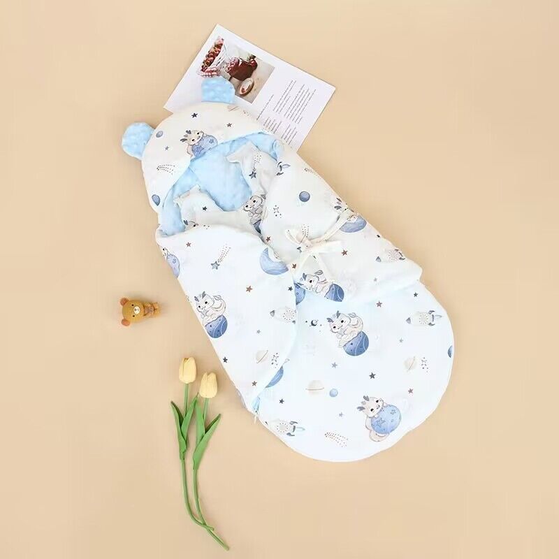 新生婴儿睡袋纯棉产房抱被襁褓包初生儿双层宝宝包被豆豆被a类,婴童用品,婴童抱被/抱毯,淘宝优惠券,粉丝福利购,淘宝优惠卷