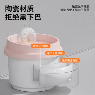 华仙宠甜甜圈陶瓷恒温猫咪饮水机自动循环喂水流动喝水宠物饮水器