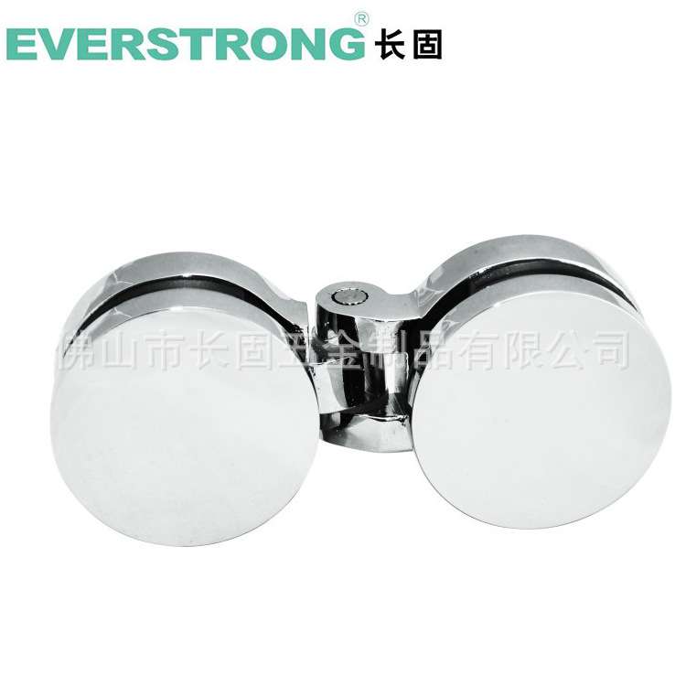 长固ST-B010纯铜180度淋浴房玻璃门活动夹  酒柜门铜合页厂家直供