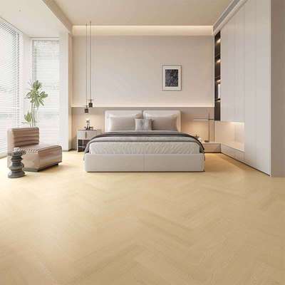 spc锁扣石塑地板 人字拼鱼骨纹0甲醛防水地暖环保石晶家用木地板