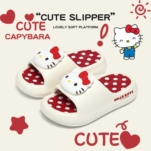 HelloKitty儿童拖鞋女孩夏季新款