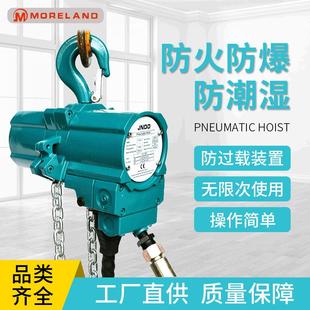 防爆气动葫芦1吨2t矿用气动起重器易燃易爆场所m6m12m气动葫芦