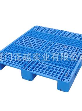 大量销售1210网格川字塑料托盘蓝色运输塑料托盘仓库塑料卡板