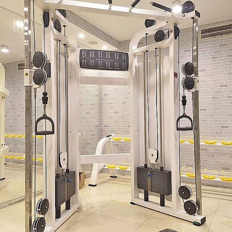 商用小飞鸟综合训练器龙门架力量训练套装组合多功能健身器材家用
