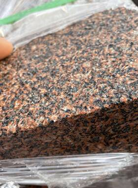 河北贵妃红石材花岗岩荔枝面园林广场地铺板红色小颗粒石材