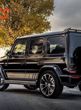 适用大g级W463W464G63G350固定侧踏板电动踏板G500改4X4折叠踏板