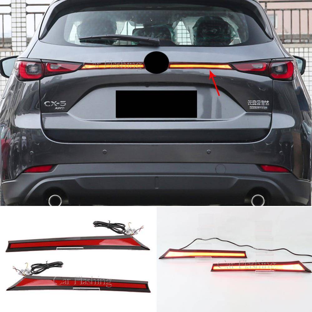 适用于马自达17-23款CX-5贯穿灯CX5防追尾灯刹车流水转向灯