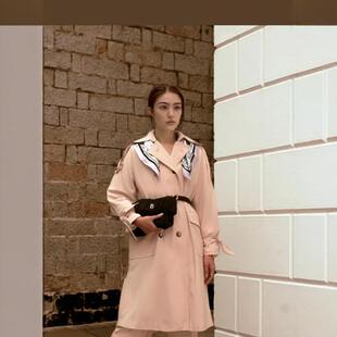 嘉甸原创左岸花园粉红白色双色双层丝巾礼盒中方巾围巾气质礼物