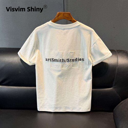 VisvimShiny字母印花T恤