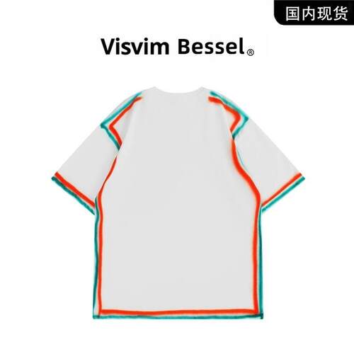 【现货品牌折扣】VISVIM BESSEL短袖T恤男士夏季新款宽松情侣半袖