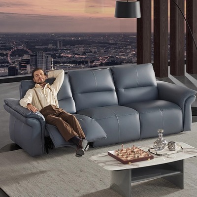 【商场同款】LAZBOY乐至宝客厅真皮沙发美式复古大航海家GN.505