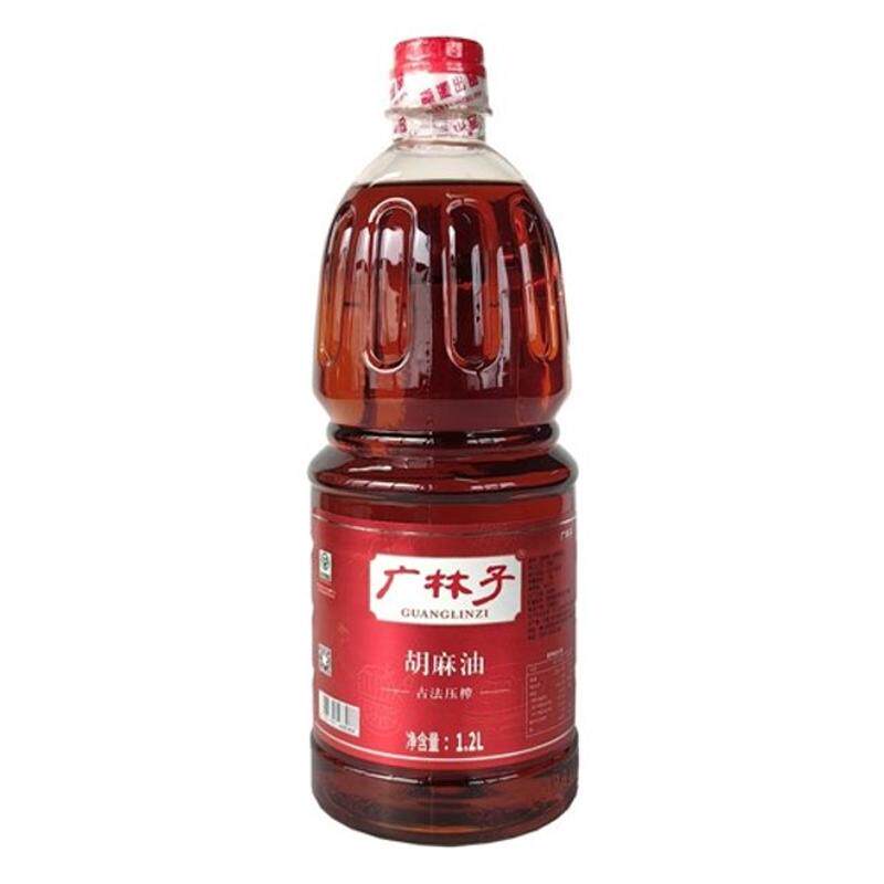 广林子纯胡麻油古法压榨绿色食品图片