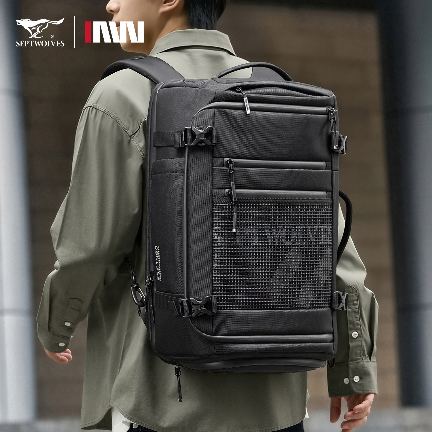 七匹狼旅行大容量双肩包男士新款电脑包学生书包通勤商务电脑背包,箱包皮具/热销女包/男包,双肩背包,淘宝优惠券,粉丝福利购,淘宝优惠卷