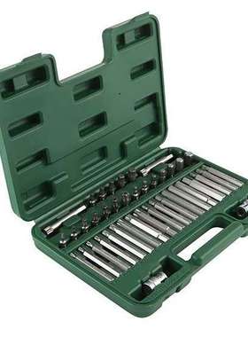 世达42件09327旋具头批咀批嘴套花形内六角十二角批头大飞转接头