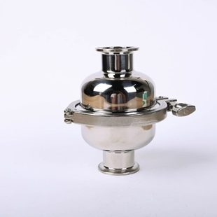 304不锈钢卫生级快装 管道球形过滤器 卡箍式 出料过滤器直通式