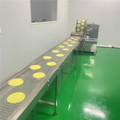 电磁加热全自动千层蛋皮机卷煎春卷皮食品机械厂家春卷扦子