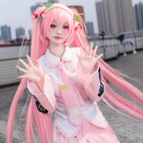 初音未来cos服樱cos服初音
