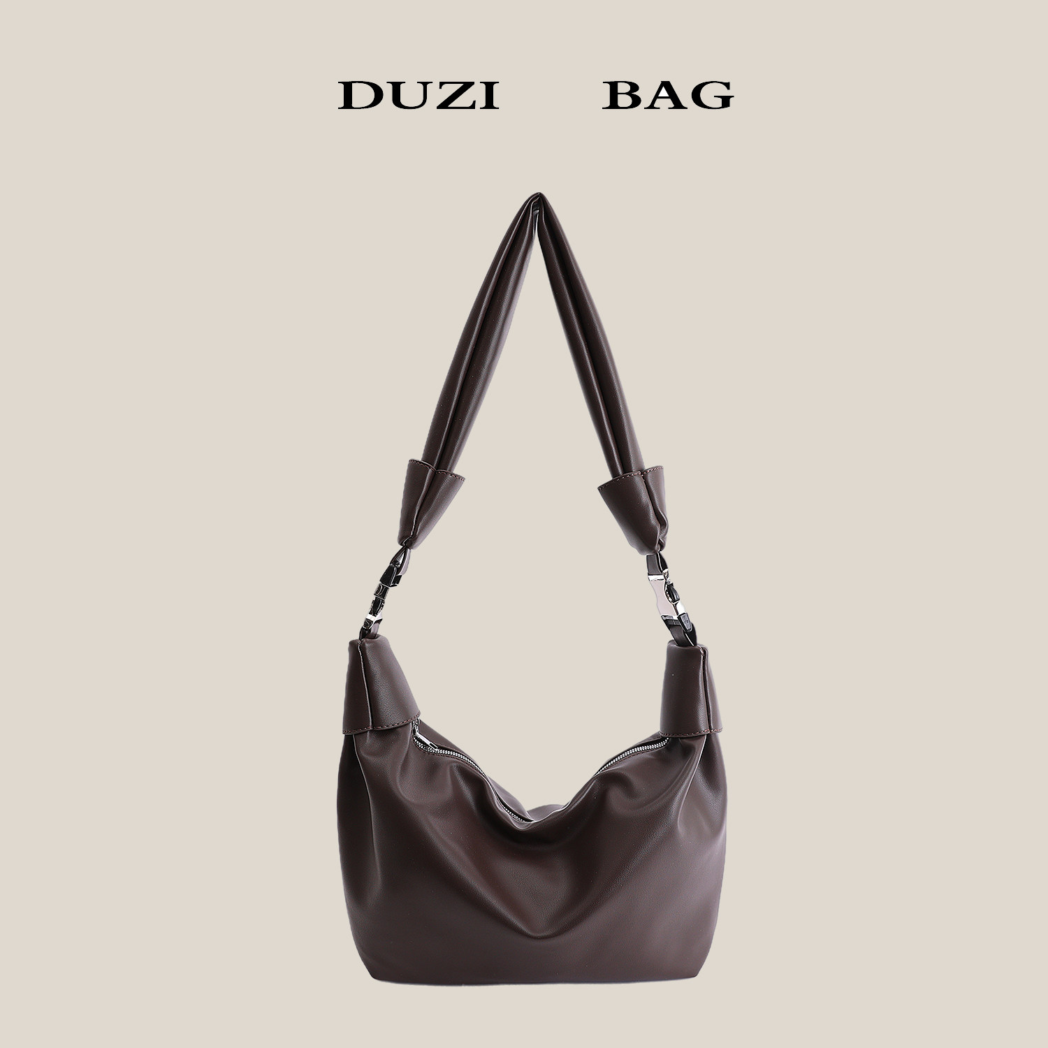 慵懒风软皮饺子包2026春夏新款简约复古单肩斜挎包女大容量百搭包,箱包皮具/热销女包/男包,通用款女包,淘宝优惠券,粉丝福利购,淘宝优惠卷