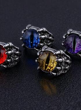 邪恶之眼恶魔戒指男女通用个性朋克炫酷时尚欧美复古指环wish