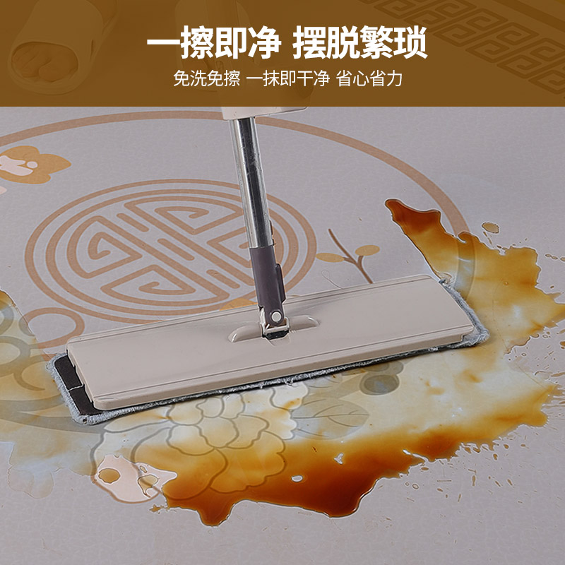 新中式进门地垫皮革防水免洗门口脚垫入户门垫客厅卧室地毯可定制