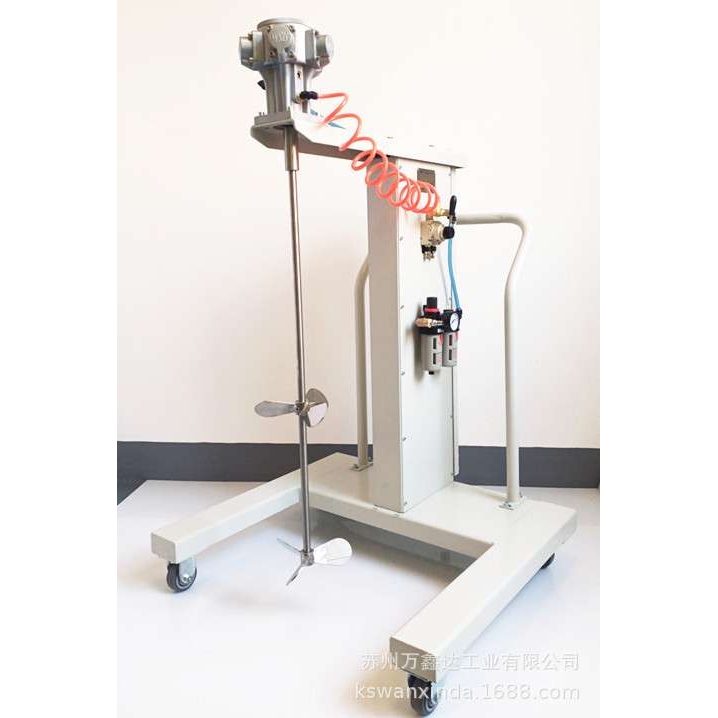 苏州气动防爆型200L铁桶用TC-200LM3移动升降式气动搅拌机