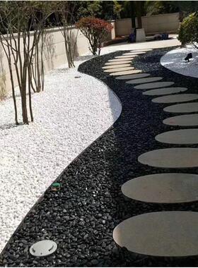 白色水洗石白色粘胶石雪花白石子白色鹅卵石工程用白色鹅卵石石子