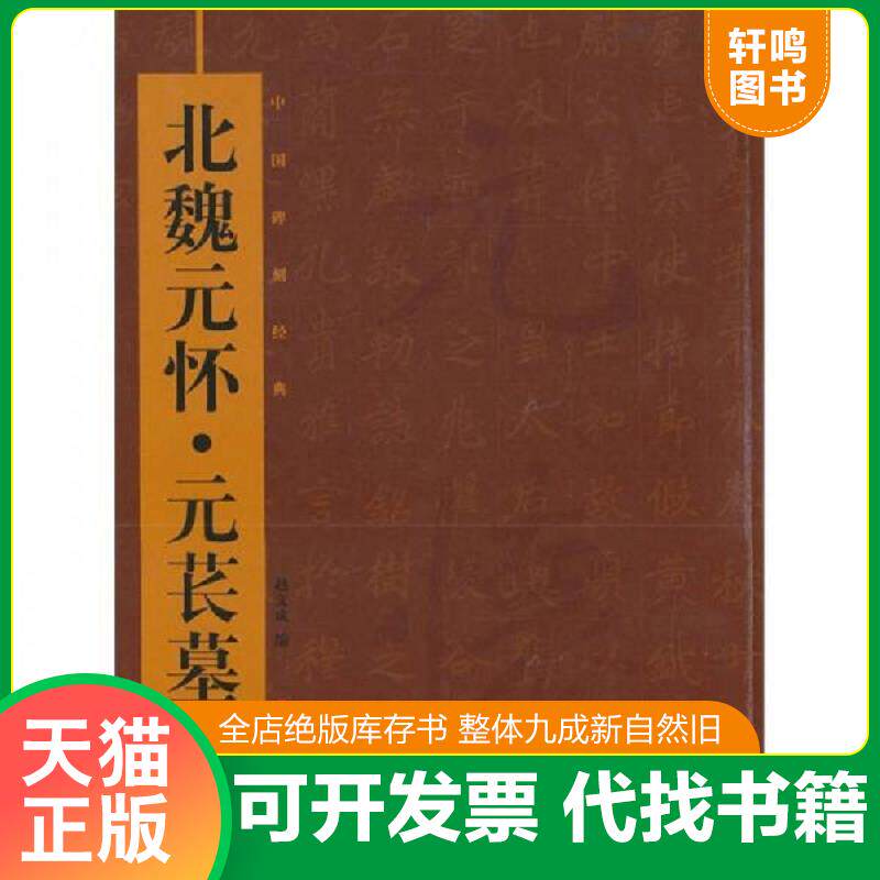 正版发货快中国碑刻经典：北魏元怀·元苌墓志 9787533033538 赵文成 山东美术出版社