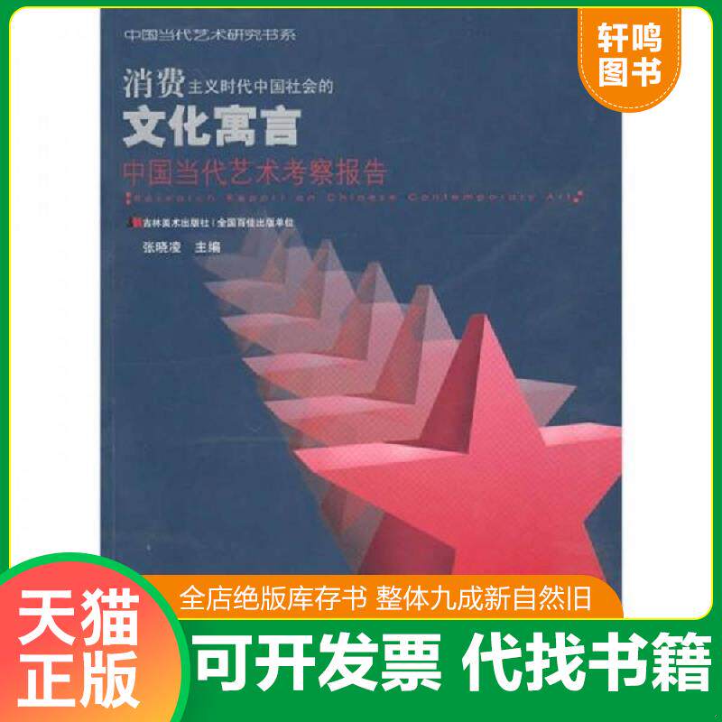正版发货快消费主义时代中国社会的文化寓言：中国当代艺术考察报告 9787538643275 张晓凌 吉林美术出版社