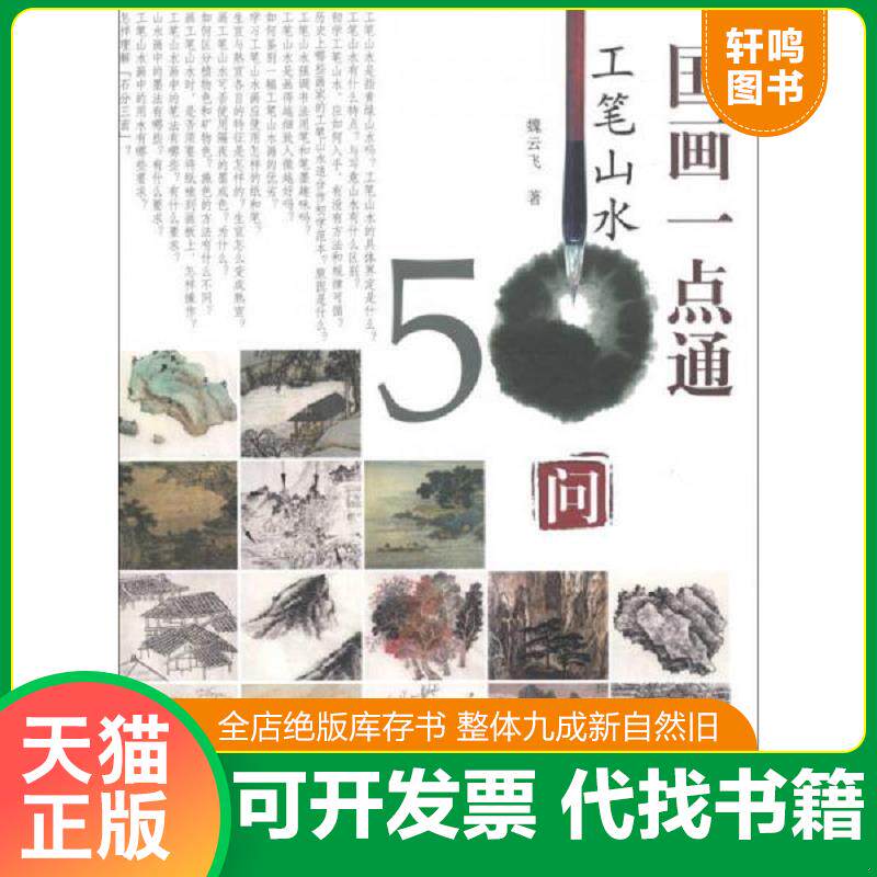 正版发货快国画一点通：工笔山水50问 9787554700921 魏云飞