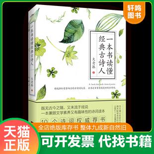 速发9787559410450 江苏凤凰文艺出版 一本书读懂经典 大老振 社 古诗人 正版