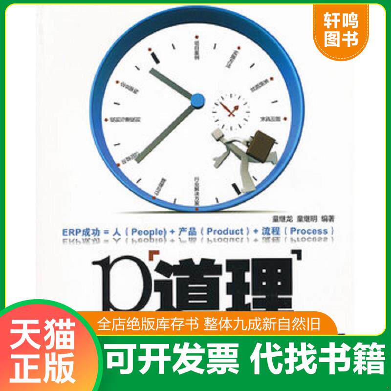 正版发货快P道理：ERP项目实施手记 9787302266372 童继龙,童继明　编著 清华大学出版社