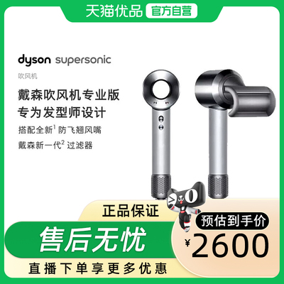 戴森（DYSON）吹风机 Supersonic 负离子护发速干 HD12银灰色